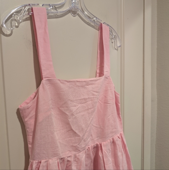 NWT Free People x Dora Larsen Emelie Ruffled Dress Size 6 - Picture 4 of 14